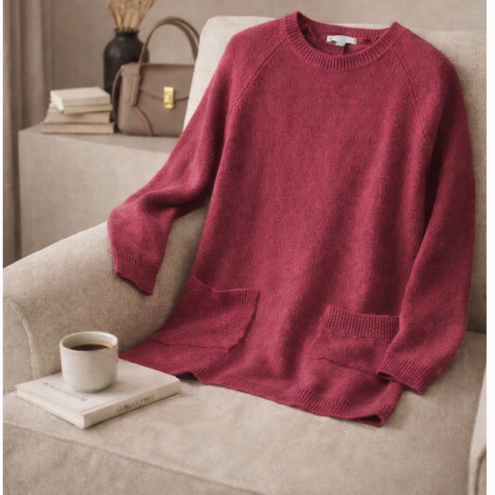 COS Wool Cashmere‎ Tunic Sweater | Minimalist Quiet Luxury jj 💫